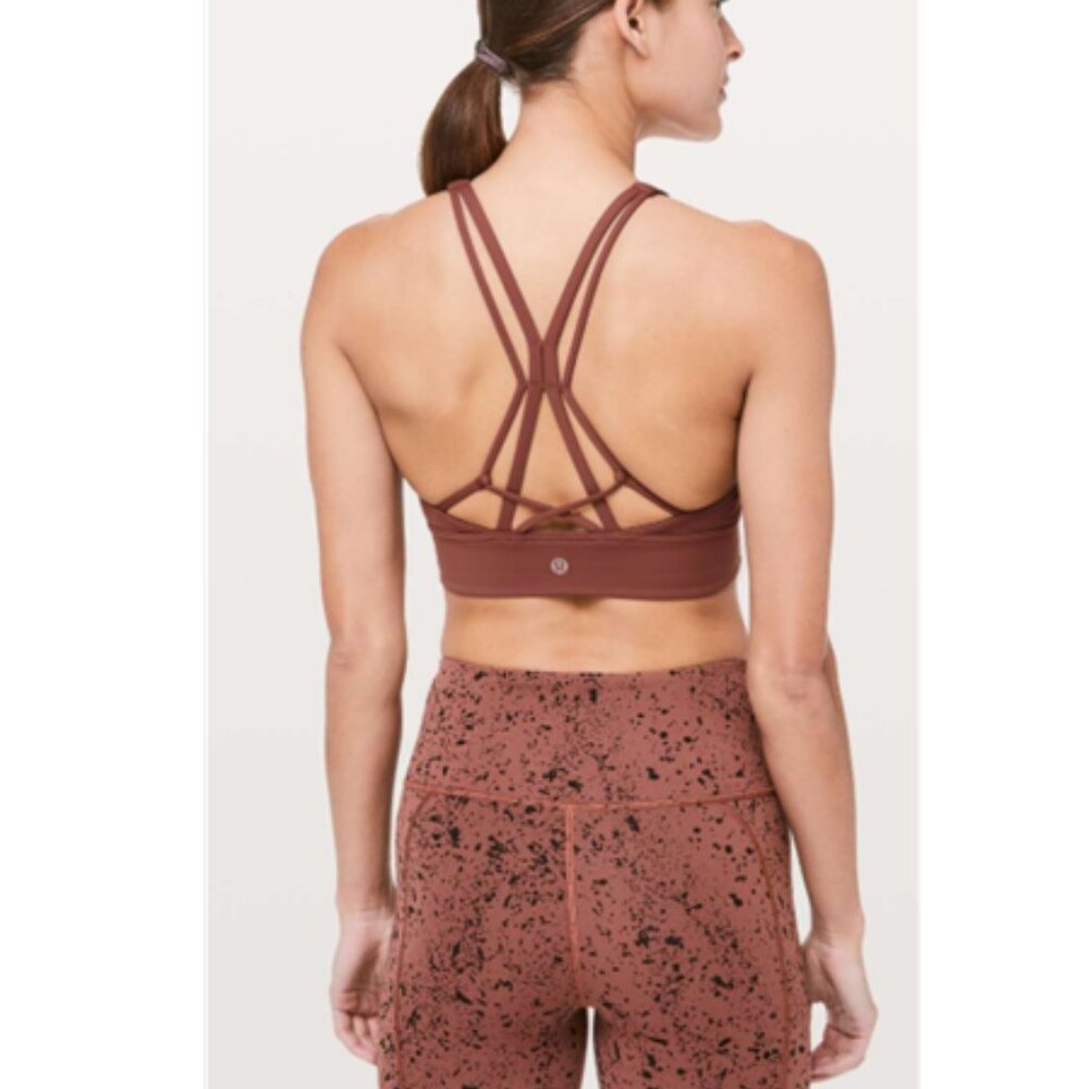 Lululemon Ride & Reflect Bra *lululemon X SoulCycle *Adobe Dust
